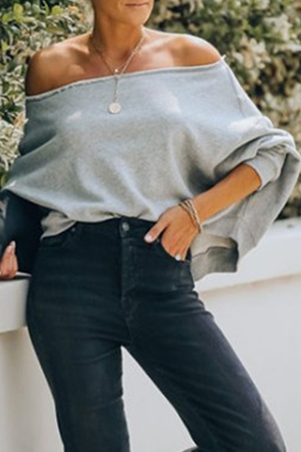 Up And Away Off Shoulder Hoodie