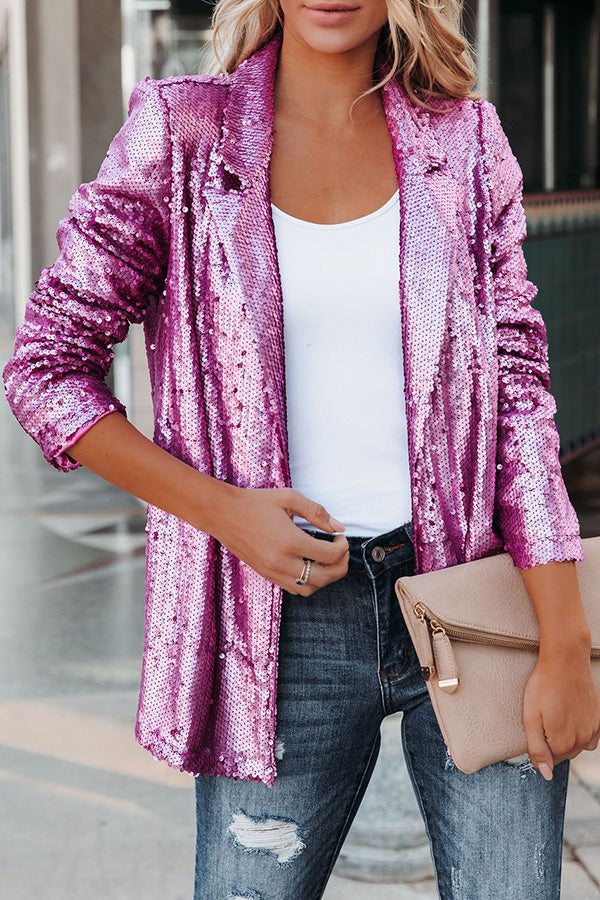 Sights Set on You Sequin Blazer