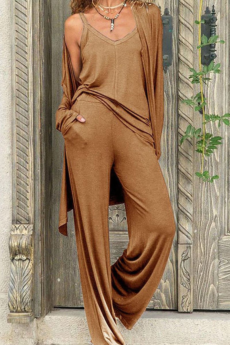 Oh Really Slip Cardigan Pants 3PCS Set