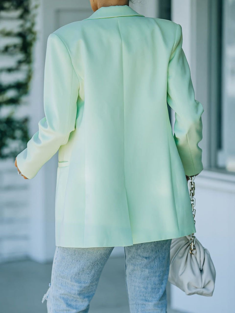 Women's Blazers Long Sleeve OL Temperament Slim Blazers