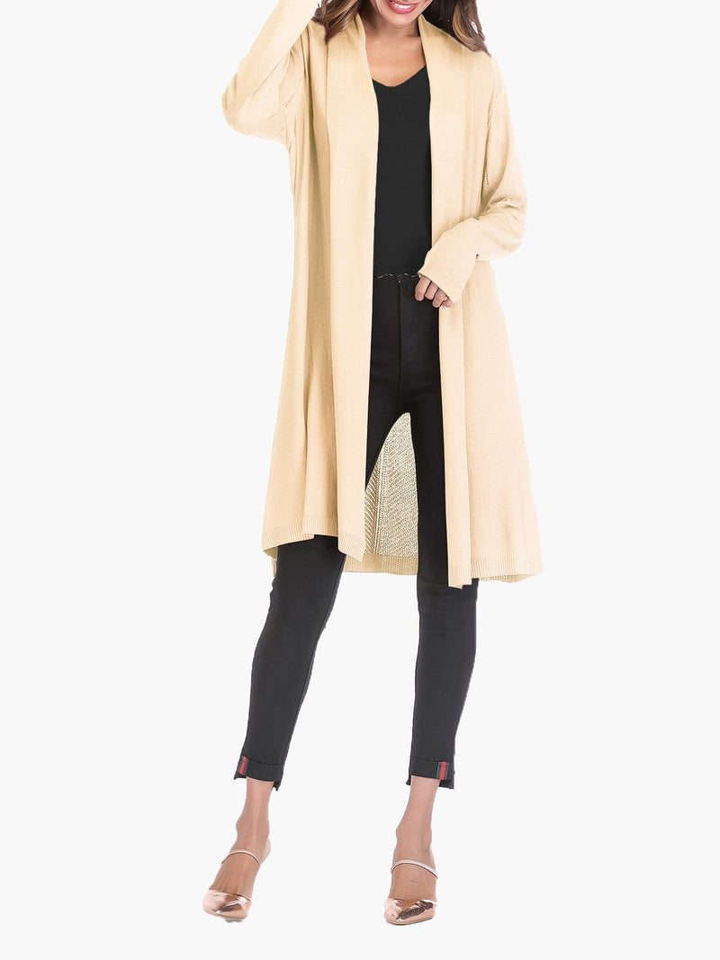 Women's Cardigans Casual Solid Long Sleeve Cardigan