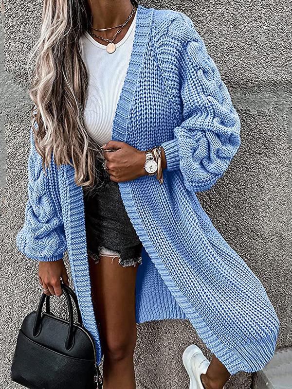 Women's Cardigans Loose Long Sleeve Knitted Sweater Cardigan