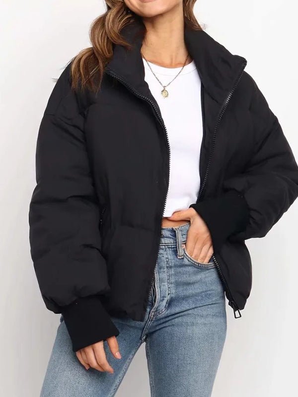 Women's Coats Solid Loose Short Down Jacket