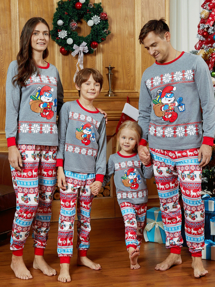Women's Pajamas Christmas Parent-Child Home Pajamas Printed Casual Suit